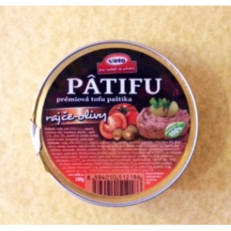 Veto Paštéta tofu paradajky/olivy Patifu  100g             